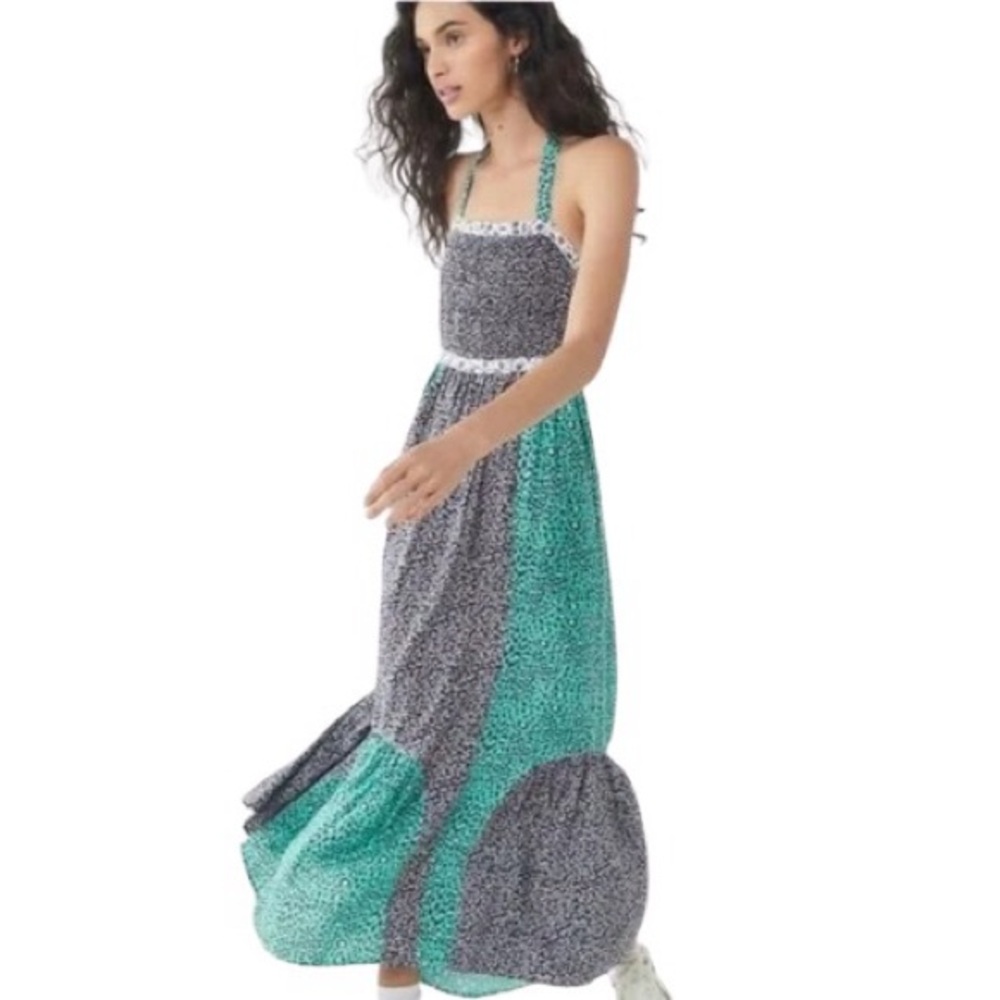 Urban Outfitters Lychee Mixed Print Maxi Dress